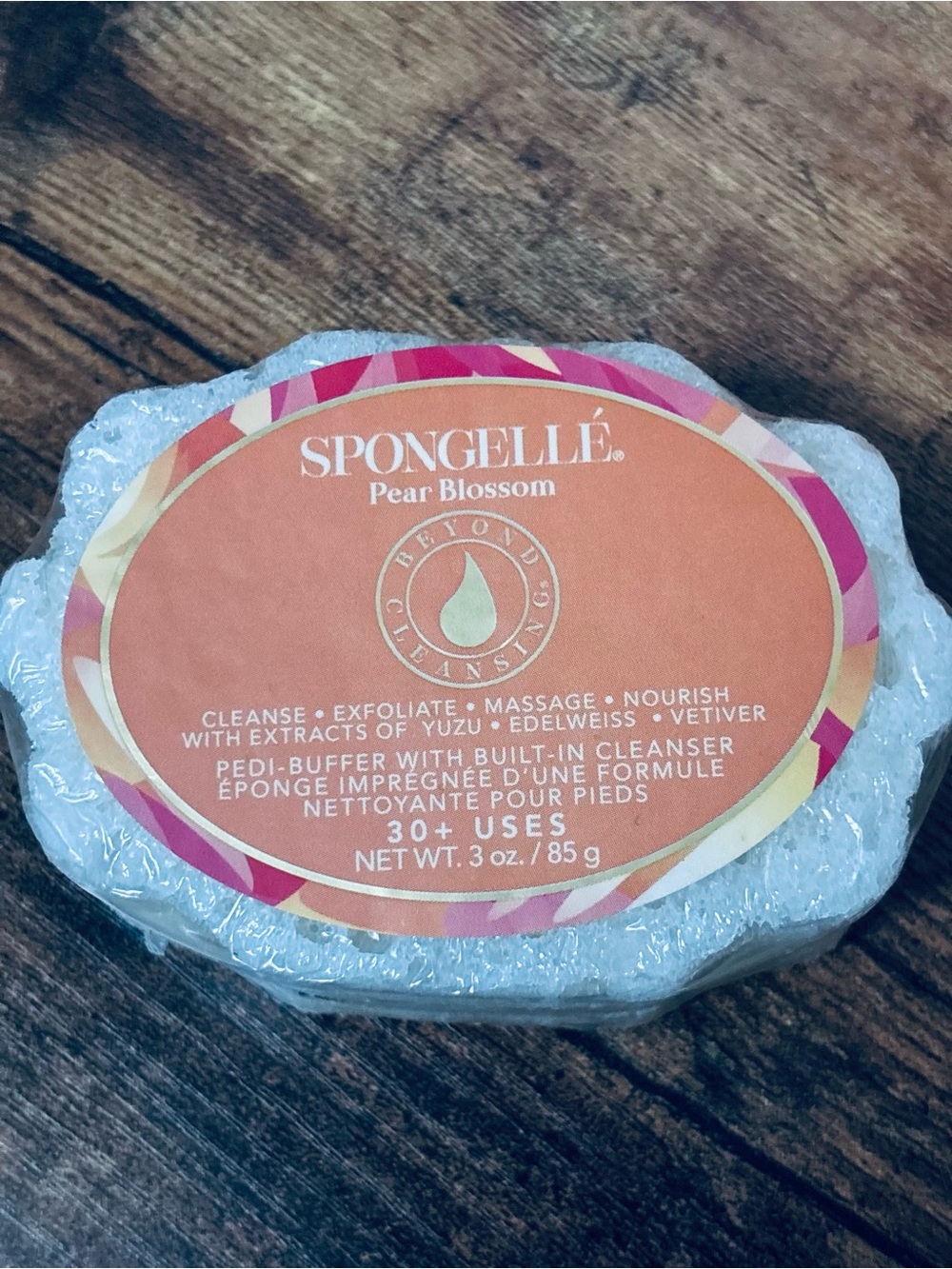 ❗️Spongellé Pear Blossom Pedi-Buffer NWT